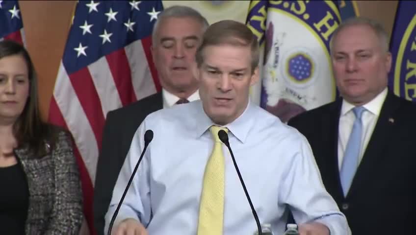 Jim Jordan Says Dr. Fauci Is 'Covering Information Up' On Covid-19 Coming From The Wuhan Lab.