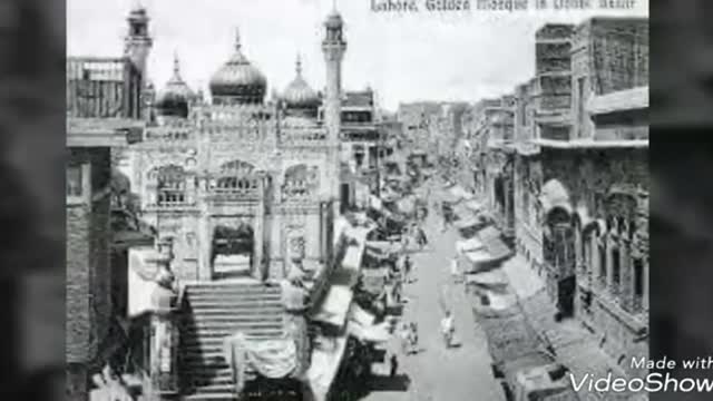 Rare view of old city of Lahore before the birth of Pakistan