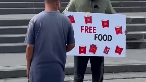 HOMELESS MAN teaches the world a lesson that they will never forget!!!￼