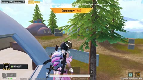 Pubg mobile 1 vs 4 in Livik 🖤🥀