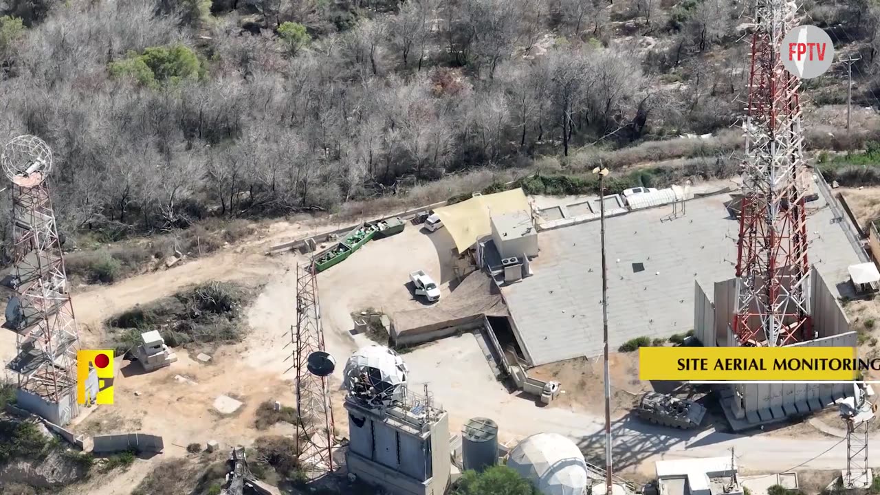 (EN) Islamic Resistance in Lebanon (Hizbullah) striking Zionist enemy’s Jal Al-Alam site, 9 Sep 2024