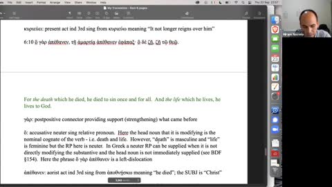Finishing Romans 6 & Greek Word Order