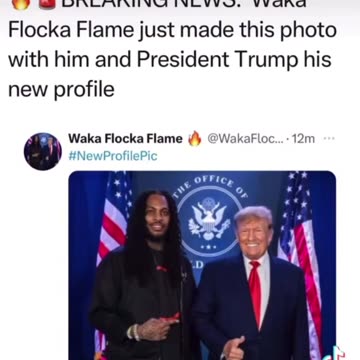 💥 Waka Flocka Flame's Fully Endorsed Trump 😎