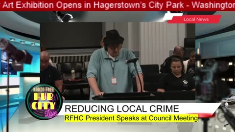 President of RFHC Speaks at Hagerstown City Council Meeting on Reducing Crime