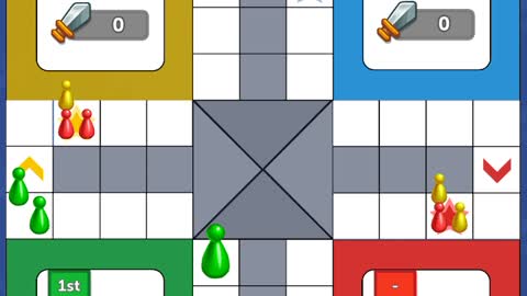 Playing in rush mode tournament 4 players in the game ludo club data (29/05/2022).