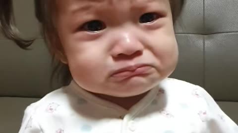 super crying cute baby