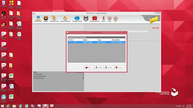 Results Transfer Manager - User Procedures