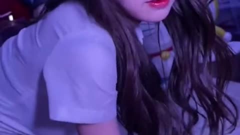 Cute girl in tiktok