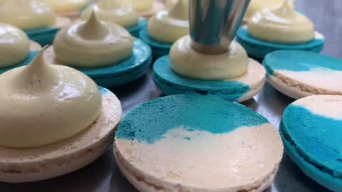 Learning to make macaron cakes