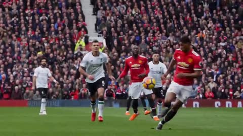 The brilliant Marcus Rashford showing his class and art.
