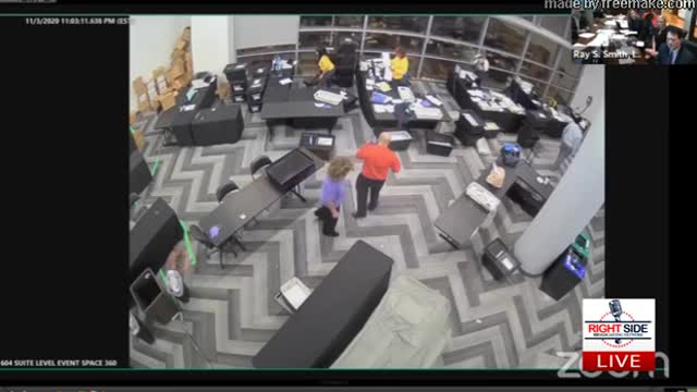 Video shows suitcases filled with ballots pulled AFTER supervisors told poll workers to leave