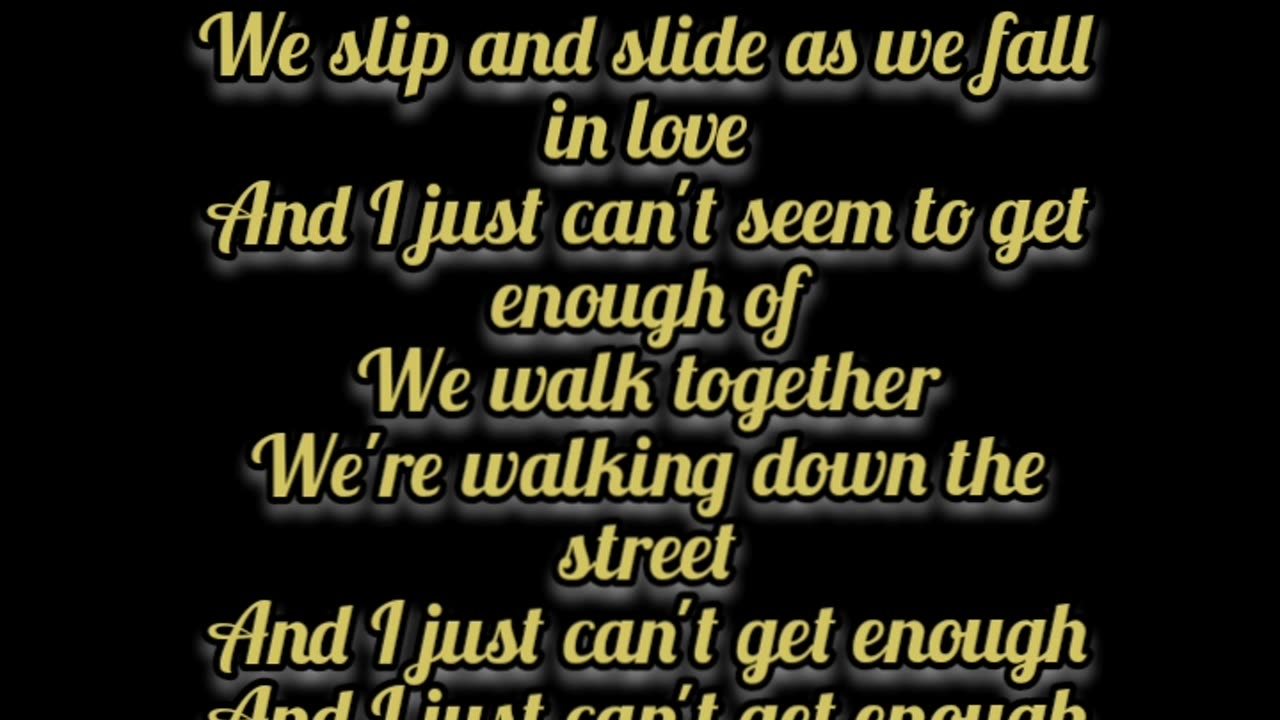 "Just can't get enough" -Depeche Mode (1981) - testo originale-original lyrics