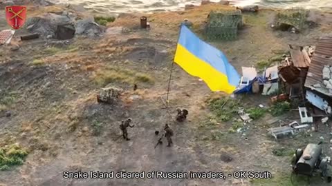️️️ Snake Island cleared of Russian invaders, OK South