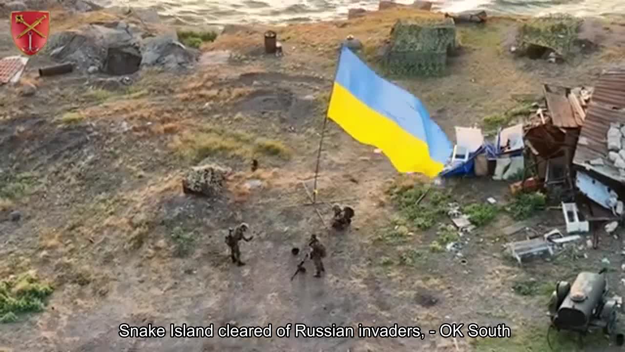 ️️️ Snake Island cleared of Russian invaders, OK South