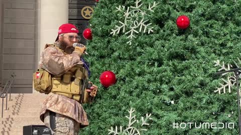 MARINE GIVES EPIC SPEECH | TRUMP RALLY AT OKC CAPITOL | 12.12.2020