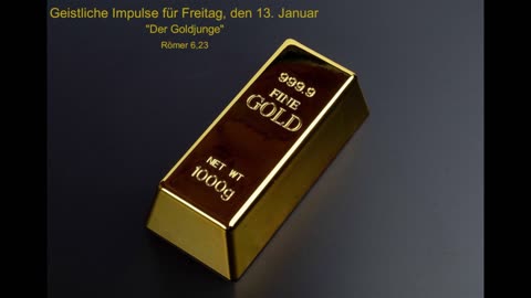 Geistliche Impulse für Freitag, den 13. Januar