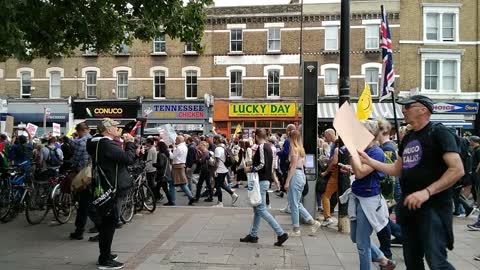 London Anti Lockdown Protest 28th Aug 2021 5