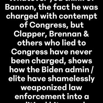 Bannon charged with contempt of Congress