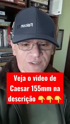 Artilharia 155mm Caesar francesa entra em serviço na Ucrânia. #shorts