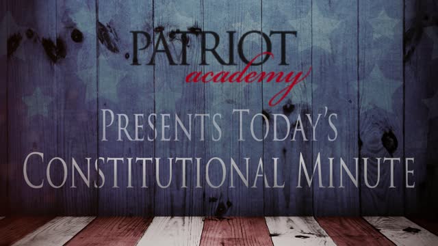 Today's Constitutional Minute - What Does Enumerated Powers Mean?