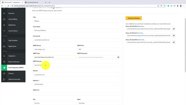 How to Setting Up Mailgun SMTP in ClickFunnels