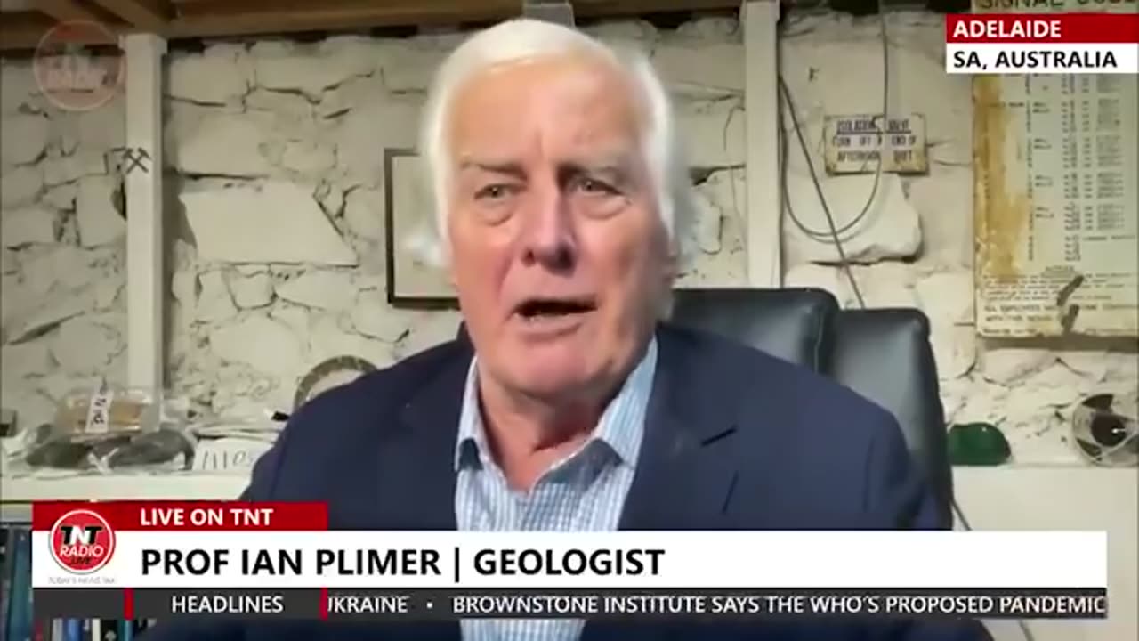 Geologist, Prof. Ian Plimer