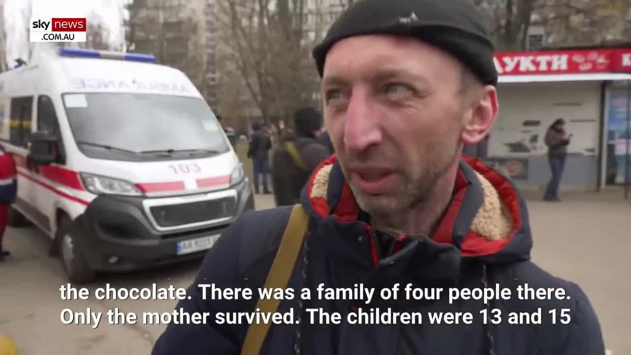 I left them to die :Ukrainian residents flee Russian -bombarded city of irpin