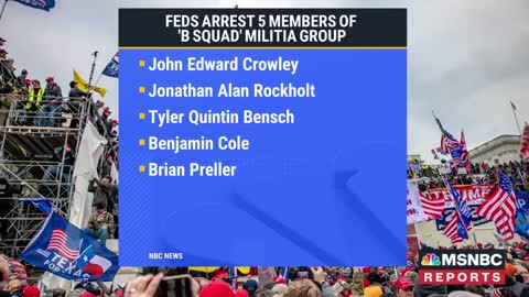 Feds Arrest Five Members Of 'B Squad' Militia In Jan. 6 Case