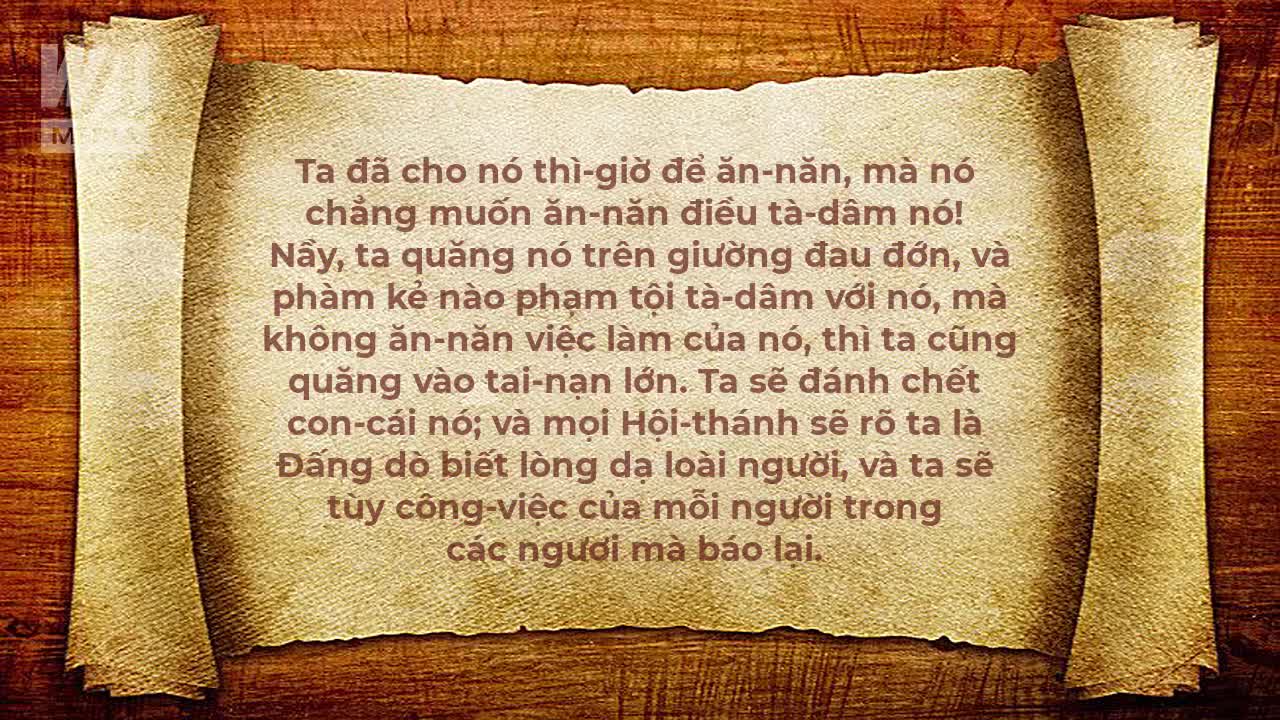 GIỚI THIỆU - Thư gửi cho Hội Thánh Thi-a-ti-rơ