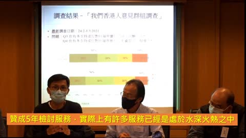 香港民研 2021 年 3 月 5 日發布會重點