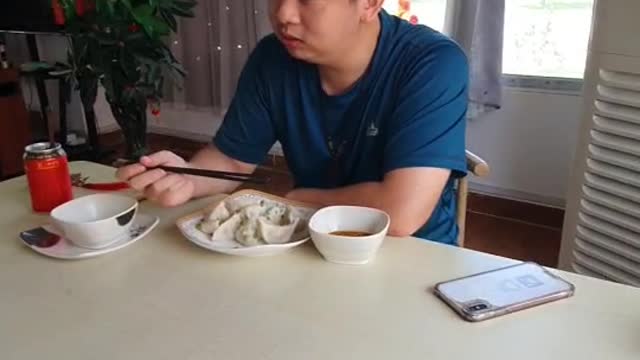 dumplings in industrial area