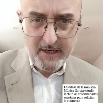 Mónica García estudia incluir las enfermedades mentales para solicitar la eutanasia