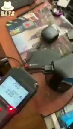 Vaccinated producing radiation