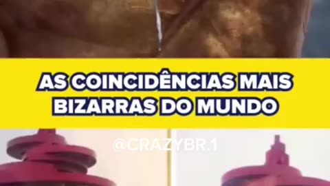 COINCIDÊNCIAS BIZARRAS!!! #coincidencia #bizarra #bizarrices #curiosidades #viralvideos