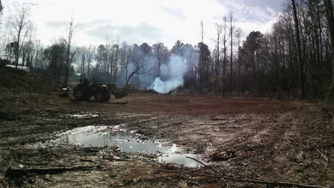 New Years Day 2024 clearing land
