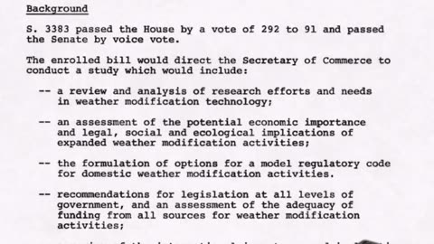 Is our weather being modified?