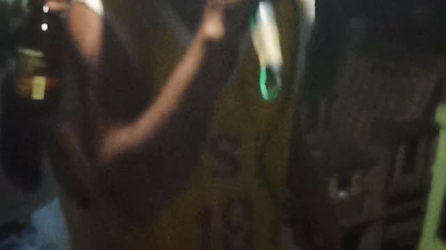 Drunking singer