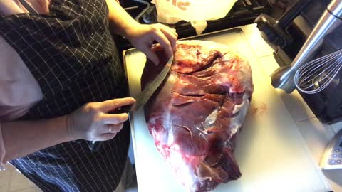 Our Attempt at Venison Hindquarter Dissection