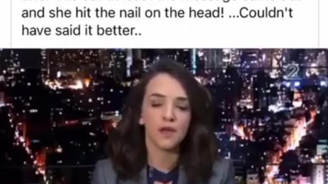 This Israel News Caster is Brave: