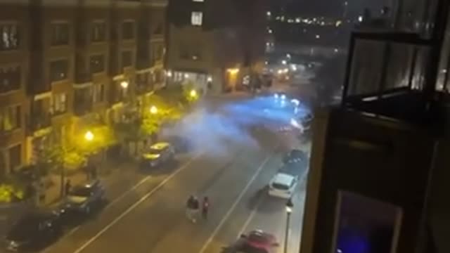 Residents in Downtown Minneapolis Sprayed Fireworks at Public & Private Property Last Night