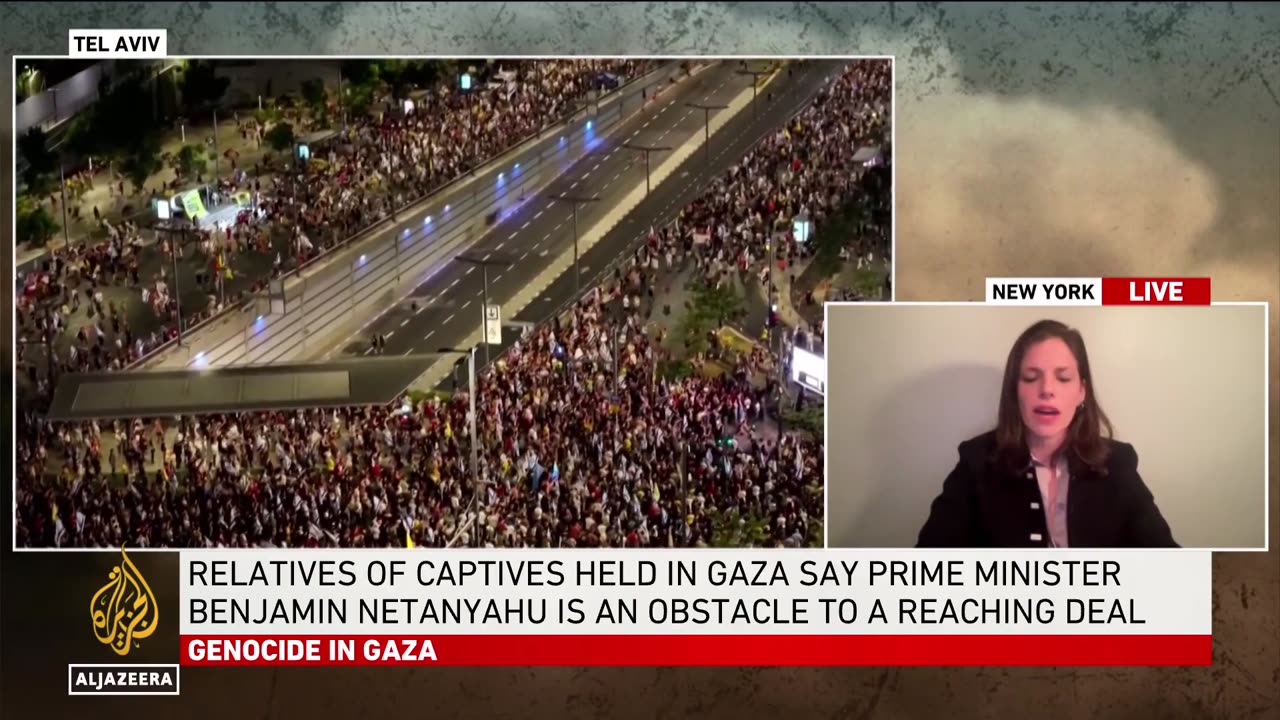 Israel protests: Organisers claim largest-ever rally in Tel Aviv as calls for captive deal grow