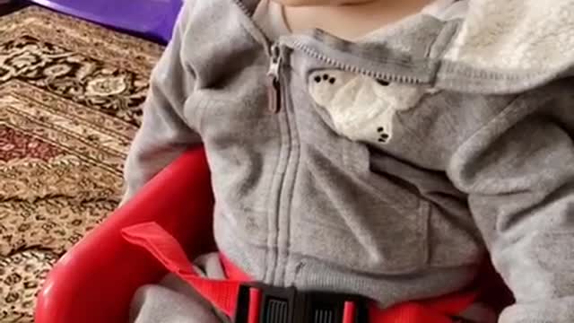 Cute baby with amazing reaction's