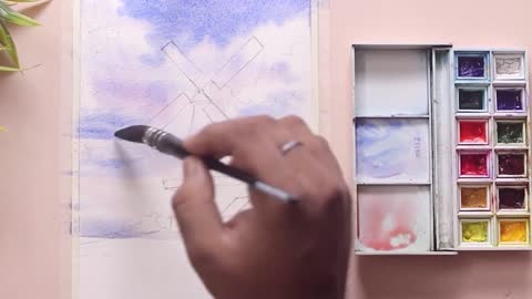 Decorate The Sky In The Painting