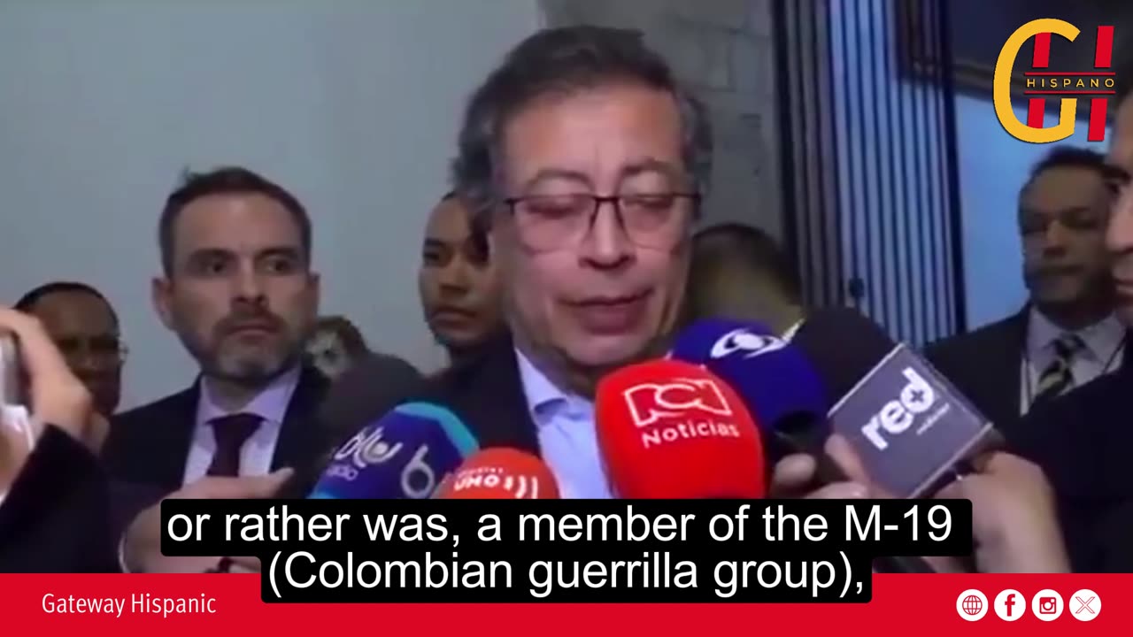 Gustavo Petro claims that Claudia Sheinbaum was a guerrilla.