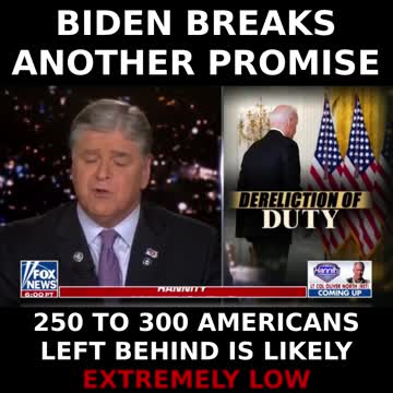 Biden stabs Americans in the back!