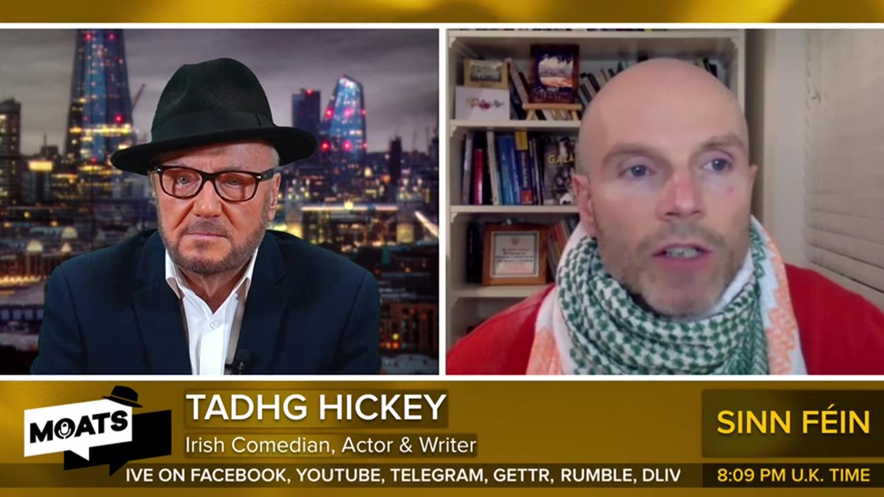 INTERVIEW: ‘If you’re anti-genocide you’re bad for business.’ Tadhg Hickey George Galloway