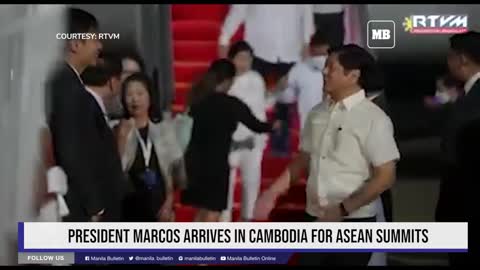 President Marcos Jr. arrives in Cambodia for ASEAN Summits