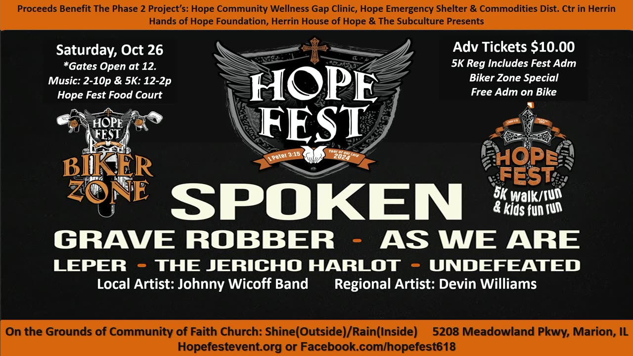 Ep 316 HopeFest Promo with Johnny Wicoff