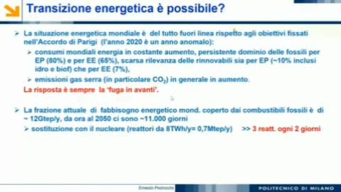 CLIMA ED ENERGIA IL GRANDE INGANNO