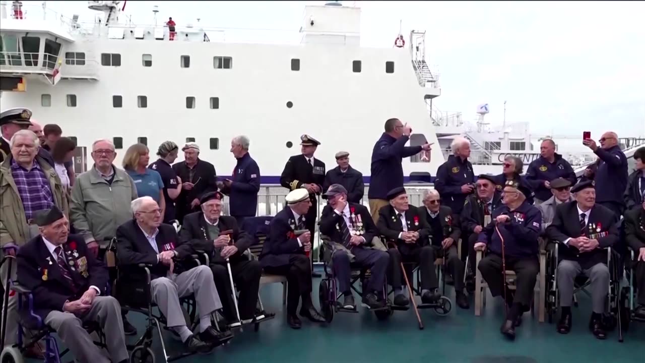 UK war veterans depart for 80th D-Day commemorations